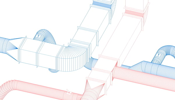 BIM duct model