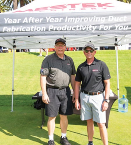 Paul Williams & Mike Bailey at Bay Area SMACNAs Annual Golf Tournament